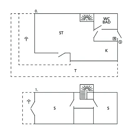 度假居 In Nex With 2 Bedrooms And Wifi